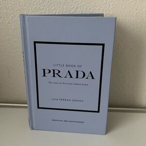 PRADA Small Coffee Table Book Blue - Luxury Fashion